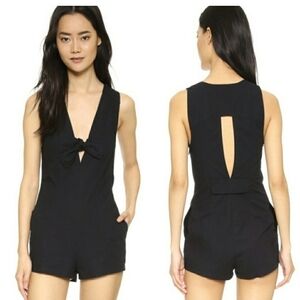 FREE PEOPLE Daisy front bow romper